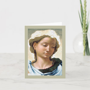 Michelangelo Madonna en kind kerst Kaart