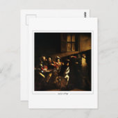 Michelangelo Merisi da Caravaggio #21 - Kunst Briefkaart (Voorkant / Achterkant)