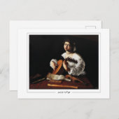 Michelangelo Merisi da Caravaggio #44 - Kunst Briefkaart (Voorkant / Achterkant)