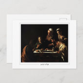 Michelangelo Merisi da Caravaggio #66 - Kunst Briefkaart (Voorkant / Achterkant)
