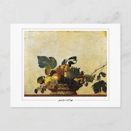 Michelangelo Merisi da Caravaggio #99 - Fijne Kuns Briefkaart (Voorkant)