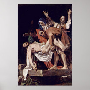 Michelangelo Merisi da Caravaggio - Entombment Poster
