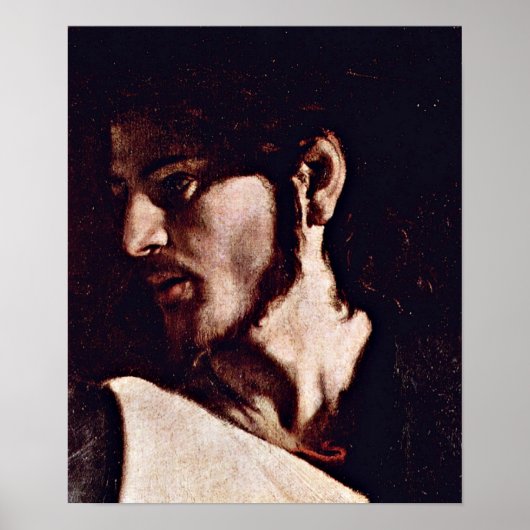 Michelangelo Merisi da Caravaggio - Jesus Poster (Voorkant)