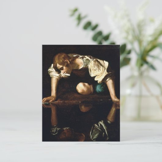 Michelangelo Merisi da Caravaggio "Narcissus" (Staand voorkant)
