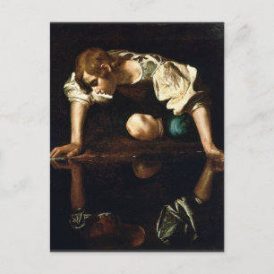 Michelangelo Merisi da Caravaggio "Narcissus" Briefkaart