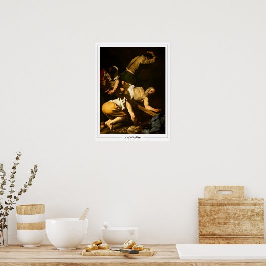 Michelangelo Merisi da Caravaggio Zedign Art Poste Poster (Keuken)