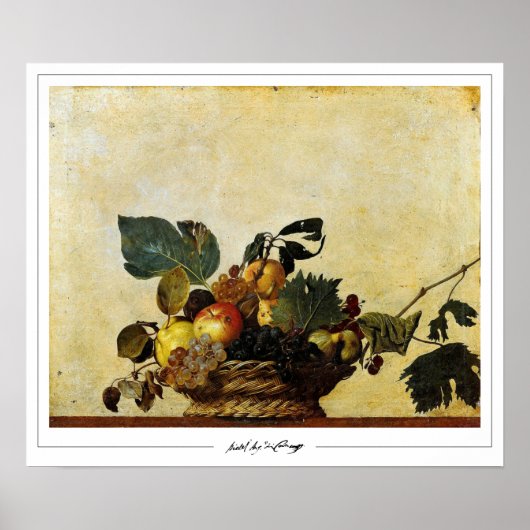 Michelangelo Merisi da Caravaggio Zedign Art Poste Poster (Voorkant)