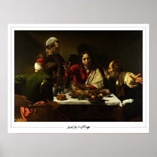Michelangelo Merisi da Caravaggio Zedign Art Poste Poster (Voorkant)