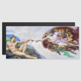 Michelangelo - Oprichting van Adam Magnetic Kaart