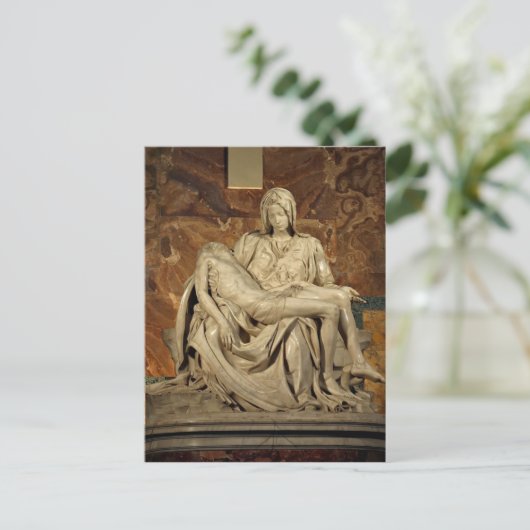 Michelangelo- Pieta Briefkaart (Staand voorkant)
