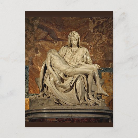 MICHELANGELO PIETA BRIEFKAART (Voorkant)