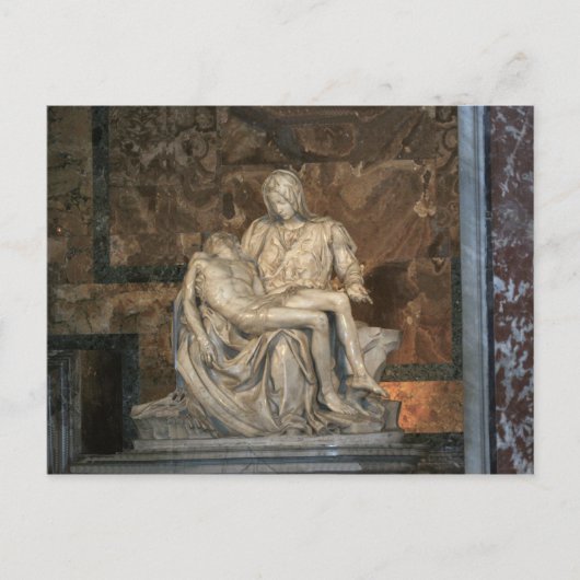Michelangelo Pieta Briefkaart (Voorkant)