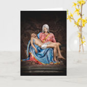 MICHELANGELO PIETA' HET LAM GODS xdkbg Kaart (Gele Bloem)