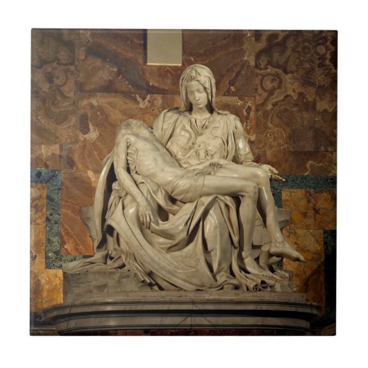 Michelangelo- Pieta Tegeltje (Voorkant)