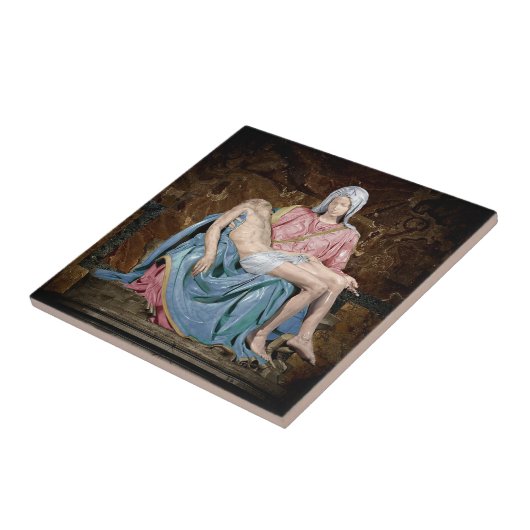MICHELANGELO PIETA TEGELTJE (Zijkant)