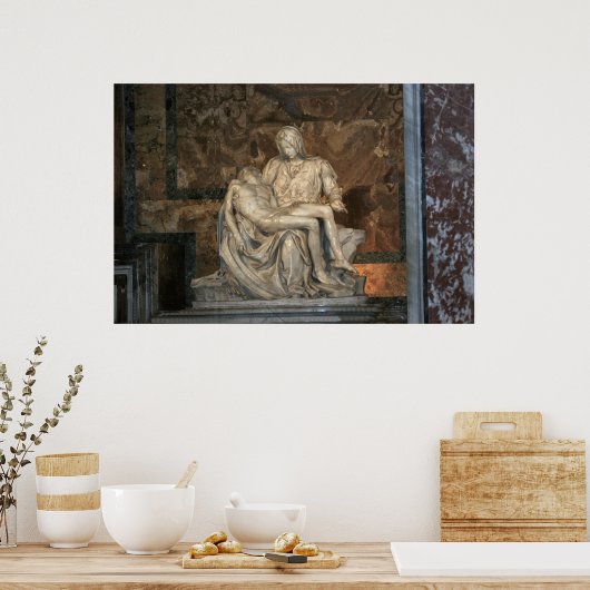 Michelangelo Pieta - Vaticaan Poster (Keuken)