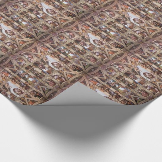 Michelangelo: Plafond voor sistine Chapel Cadeaupapier (Hoek)
