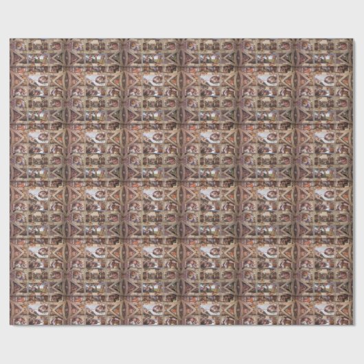 Michelangelo: Plafond voor sistine Chapel Cadeaupapier (Vlak)