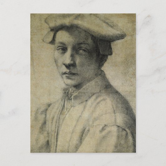 Michelangelo Portret van Andrea Quaratesi Briefkaart (Voorkant)