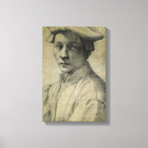 Michelangelo Portret van Andrea Quaratesi Canvas Afdruk