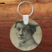 Michelangelo Portret van Andrea Quaratesi Sleutelhanger (Achterkant)