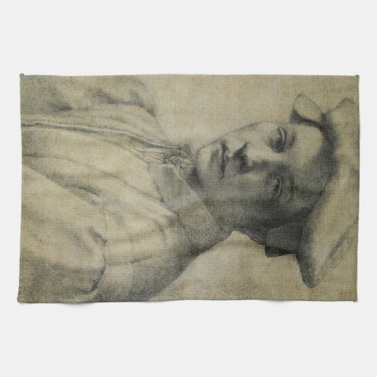 Michelangelo Portret van Andrea Quaratesi Theedoek (Horizontaal)