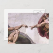 Michelangelo Renaissance Art Briefkaart (Voorkant / Achterkant)