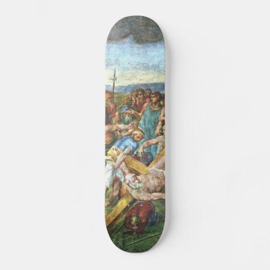 Michelangelo Renaissance Art Persoonlijk Skateboard (Voorkant)
