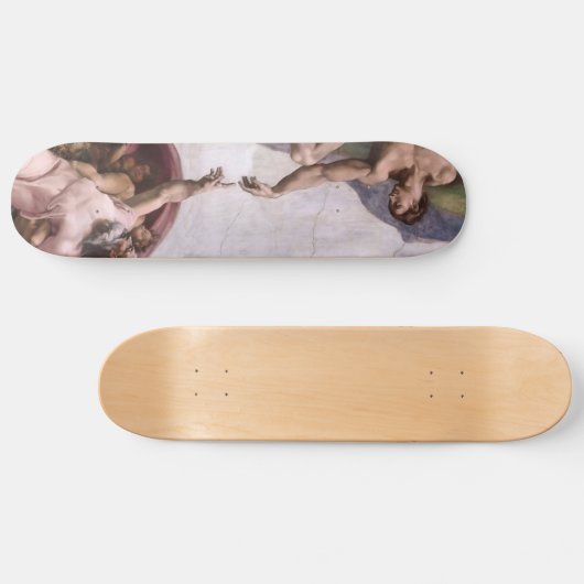 Michelangelo Renaissance Art Persoonlijk Skateboard (Horizontaal)
