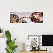 Michelangelo Renaissance Art Poster (Thuiskantoor)