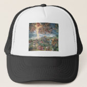 Michelangelo Renaissance Art Trucker Pet (Voorkant)