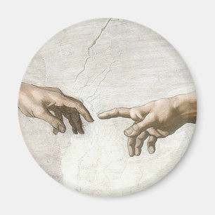 Michelangelo Schepping van Adam Handen Fijne Kunst Magneet