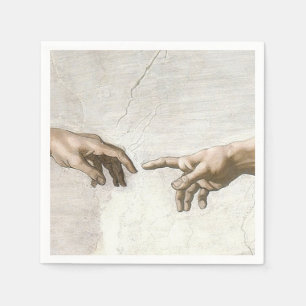 Michelangelo Schepping van Adam Handen Fijne Kunst Servet