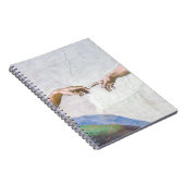 Michelangelo - Schepping van Adam Isolaat Notitieboek (Rechterzijde)