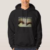 Michelangelo schepping van Adam kunst Hoodie (Voorkant)