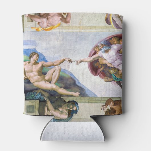 Michelangelo - Schepping van Adam, Sixtijnse Kapel Blikjeskoeler (Achterkant)