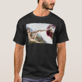 Michelangelo Schepping Van De Mens - God Adam Vuis T-shirt (Voorkant)
