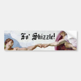 Michelangelo Schepping Van De Mens Vuist Bumpen Fo Bumpersticker