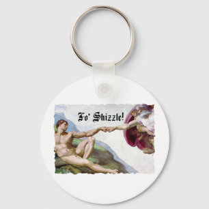 Michelangelo Schepping Van De Mens Vuiststoot Fo S Sleutelhanger