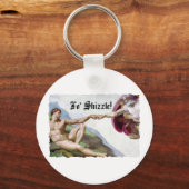 Michelangelo Schepping Van De Mens Vuiststoot Fo S Sleutelhanger (Voorkant)