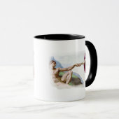 Michelangelo schepping van Man - God Adam Fist Bum Mok (Voorkant rechts)