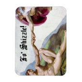 Michelangelo schepping van Man vuist stok Magneet (Verticaal)