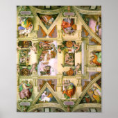 Michelangelo - Sistine Chapel Ceiling Poster (Voorkant)