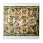 Michelangelo - Sistine Chapel Ceiling Tegeltje (Voorkant)