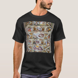 Michelangelo Sixtijnse Kapel Plafond T-shirt
