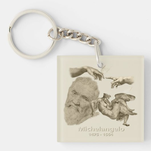 Michelangelo Sleutelhanger (Voorkant)