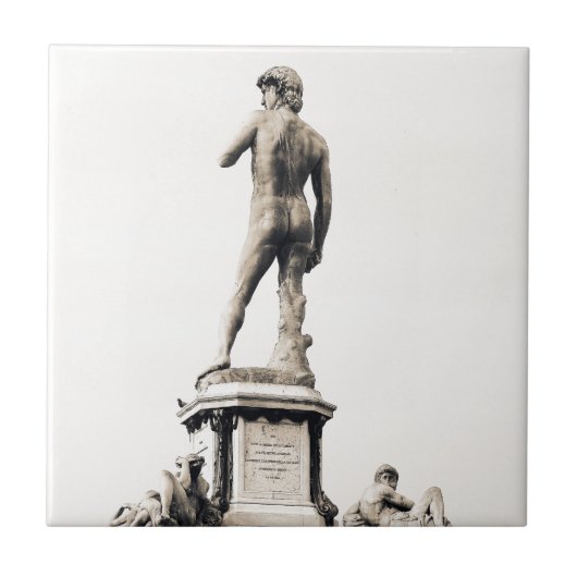 Michelangelo Square Tegeltje (Voorkant)