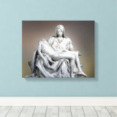 Michelangelo - The Pieta Canvas Afdruk (Insitu (Houten vloer))