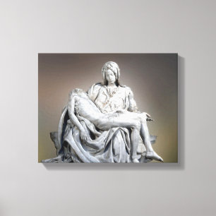 Michelangelo - The Pieta Canvas Afdruk