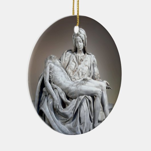 Michelangelo - The Pieta Keramisch Ornament (Rechts)